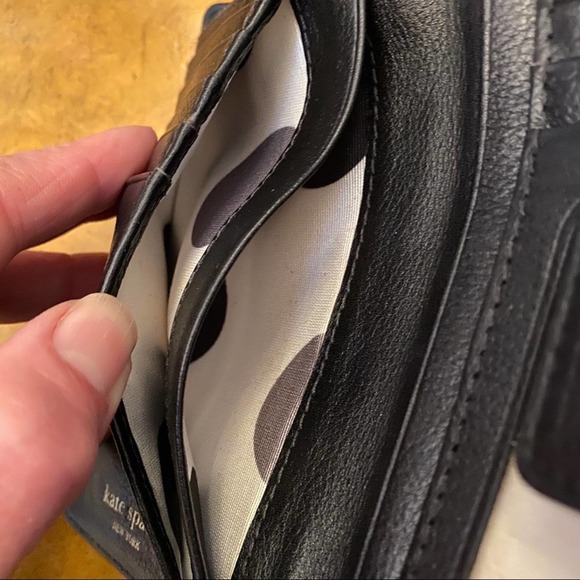 Kate Spade Black Leather Wallet - Picture 7 of 8